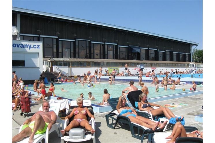 Bazén v Plzni na Slovanech 