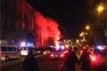 Pyrotechnika, skandování i konflitky s procházejícími Plzeňany - tak vypadal přesun Slavistů na stadion.