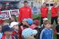 Závěrečný trénink v DOOSAN Aréně v projektu Pojďme sportovat s Viktorkou.