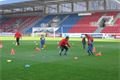 Závěrečný trénink v DOOSAN Aréně v projektu Pojďme sportovat s Viktorkou.