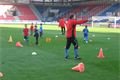 Závěrečný trénink v DOOSAN Aréně v projektu Pojďme sportovat s Viktorkou.