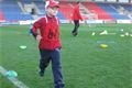 Závěrečný trénink v DOOSAN Aréně v projektu Pojďme sportovat s Viktorkou.