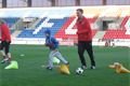 Závěrečný trénink v DOOSAN Aréně v projektu Pojďme sportovat s Viktorkou.