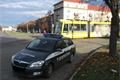 Tramvaj vykolejila na konečné linky číslo 1 na náměstí Milady Horákové.
