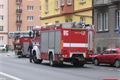 Zásah u požáru v bytě v Dobrovského ulici. 