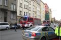 Zásah u požáru v bytě v Dobrovského ulici. 