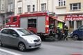 Zásah u požáru v bytě v Dobrovského ulici. 