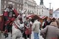 Na Martinské trhy dorazil i Svatý Martin s družinou. 