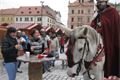 Na Martinské trhy dorazil i Svatý Martin s družinou. 