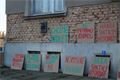 Protest proti demolici domu číslo 40 v Luční ulici na Roudné.