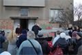 Protest proti demolici domu číslo 40 v Luční ulici na Roudné.