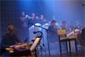 Koncert Vojty Dyka a B-Side Band v Parkhotelu. 