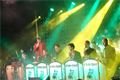 Koncert Vojty Dyka a B-Side Band v Parkhotelu. 