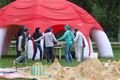 Dívky Šumavy si s kamarády z DOZP Bystřice zatančily