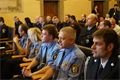 Strážník Lukáš Polanský a Jindřich Šperl, kteří zachránili život ženě po kolapsu na hřbitově v Plzni.