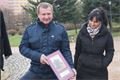 Pavel Vrba dostal k 50.narozeninám od ÚMO2 venovanou vrbu ve Chvojkových lomech.