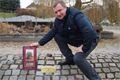 Pavel Vrba dostal k 50.narozeninám od ÚMO2 věnovanou vrbu ve Chvojkových lomech.