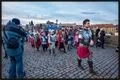 Staroplzenecký živý betlém na Karlově mostě v Praze. 