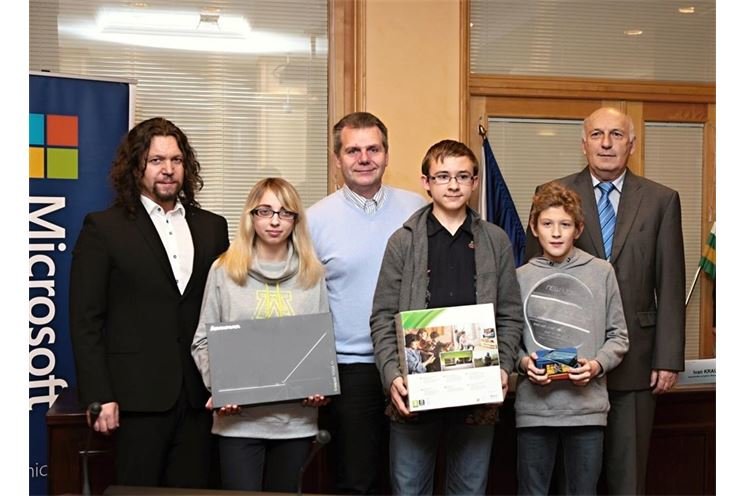 Koudele_Mach_Šlajs_ocenění žáci Koudele_Mach_Šlajs_ocenění žáci