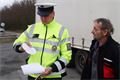 Policejní kontroly na hlavním tahu u Losiné.