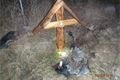 15.2.2014 požár trávy kolem pomníčku Lužany