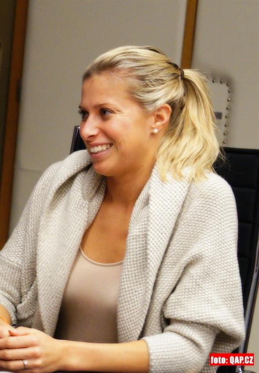 Do Plzně dorazila tenistka Andrea Hlaváčková! "Byl to kouzelný víkend," říká po vítězství ve Fed Cupu
