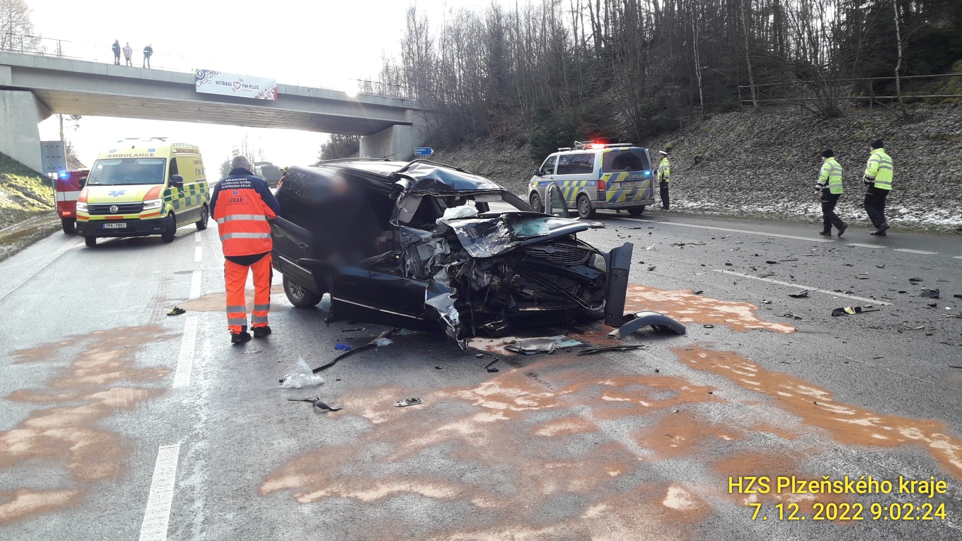 Vážná nehoda na Klatovsku! Po zraněnou 75letou ženu letěl vrtulník - FOTKY