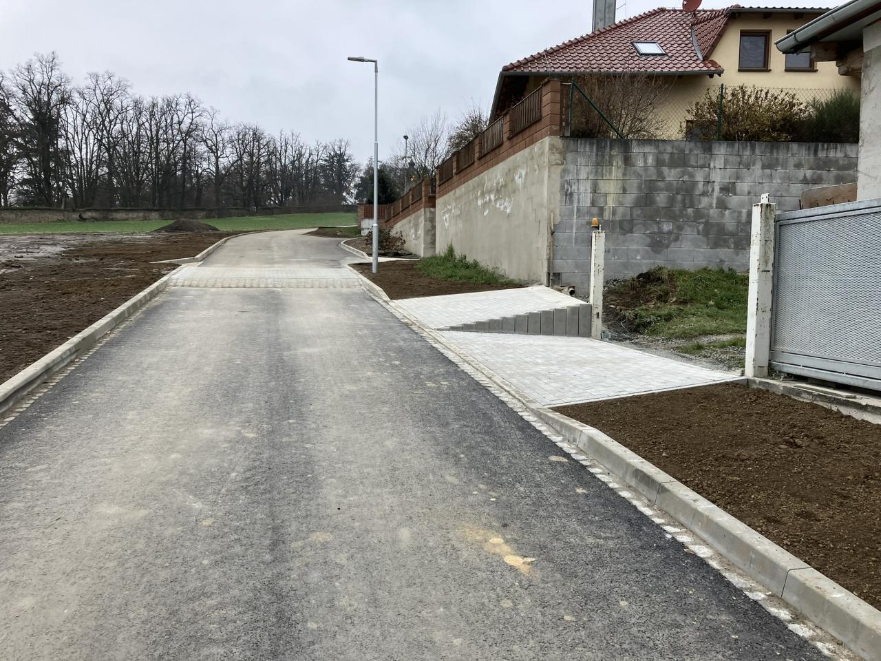 V Horšovském Týně dokončili stavbu nové pozemní komunikace - FOTKY