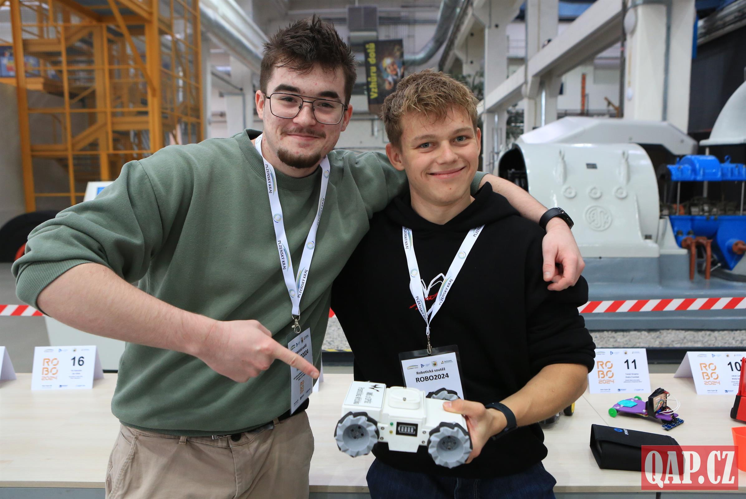 V Techmanii se konala soutěž ROBO2024, týmy z celých Čech prezentovaly robovozítko - FOTKY