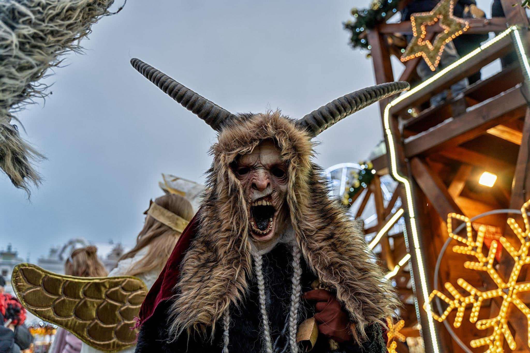 Krampusáci se chystají na rozhlednu Krkavec!