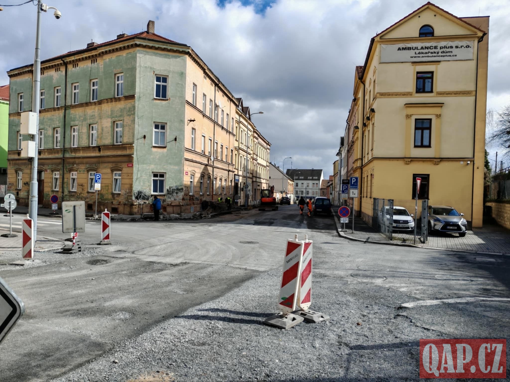 Rekonstrukce Purkyňovy ulice pokračuje po zimní přestávce – FOTKY