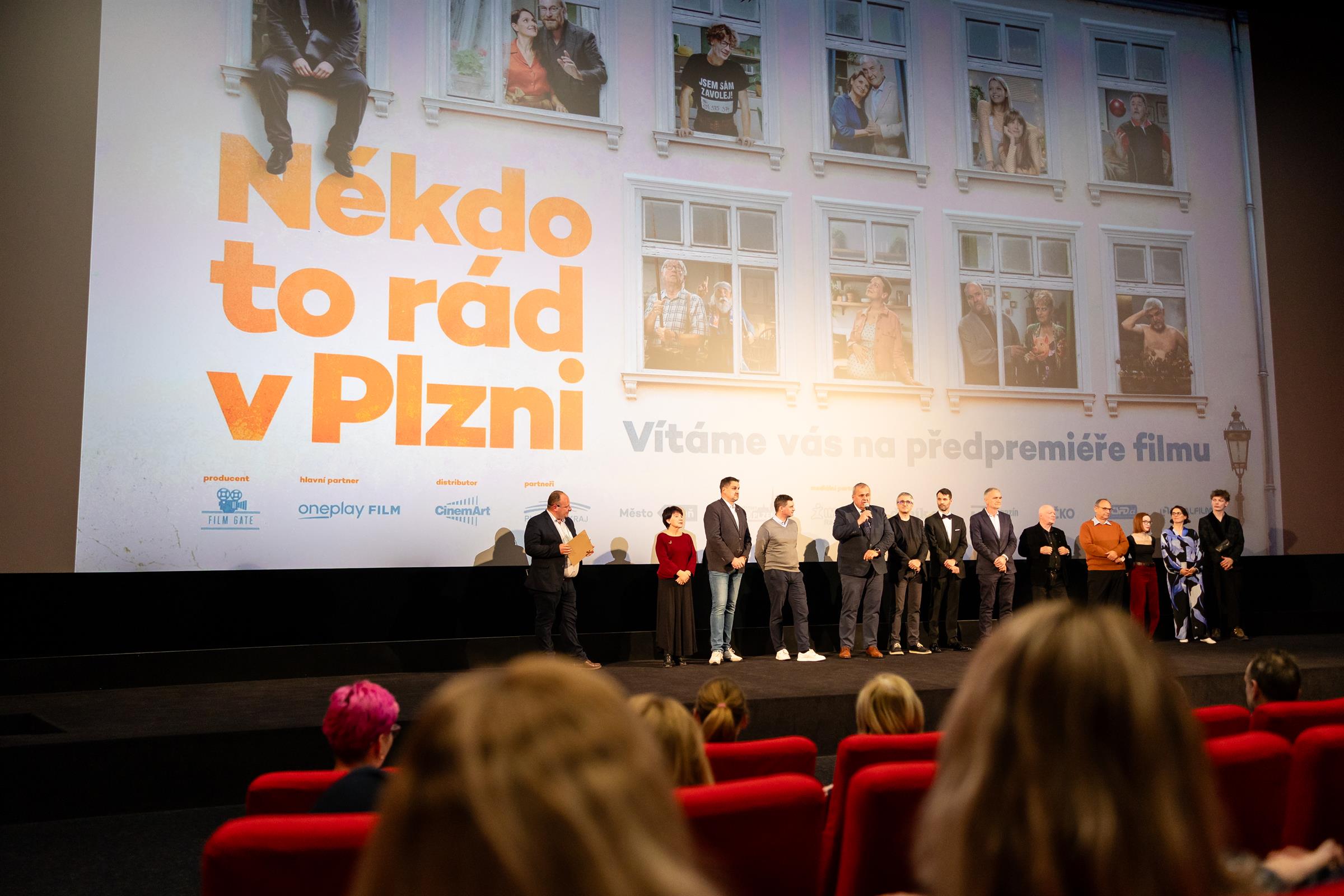 Film Někdo to rád v Plzni: Plzeňská předpremiéra měla úspěch