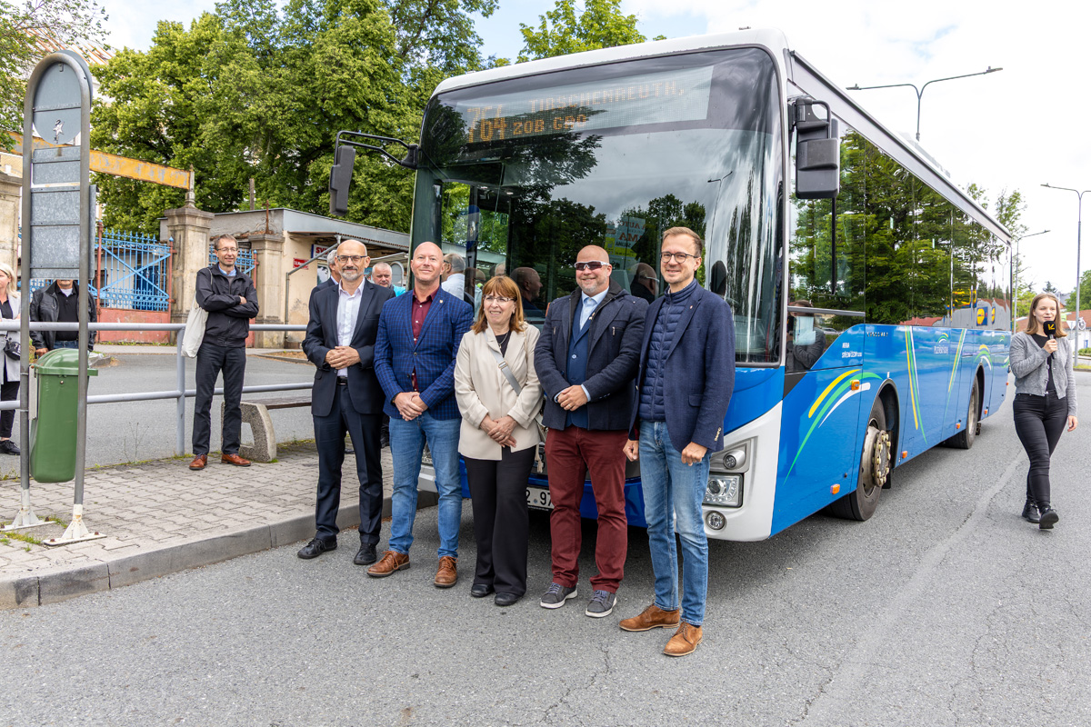 Velká novinka! Nová autobusová linka spojila Tachovsko s Bavorskem