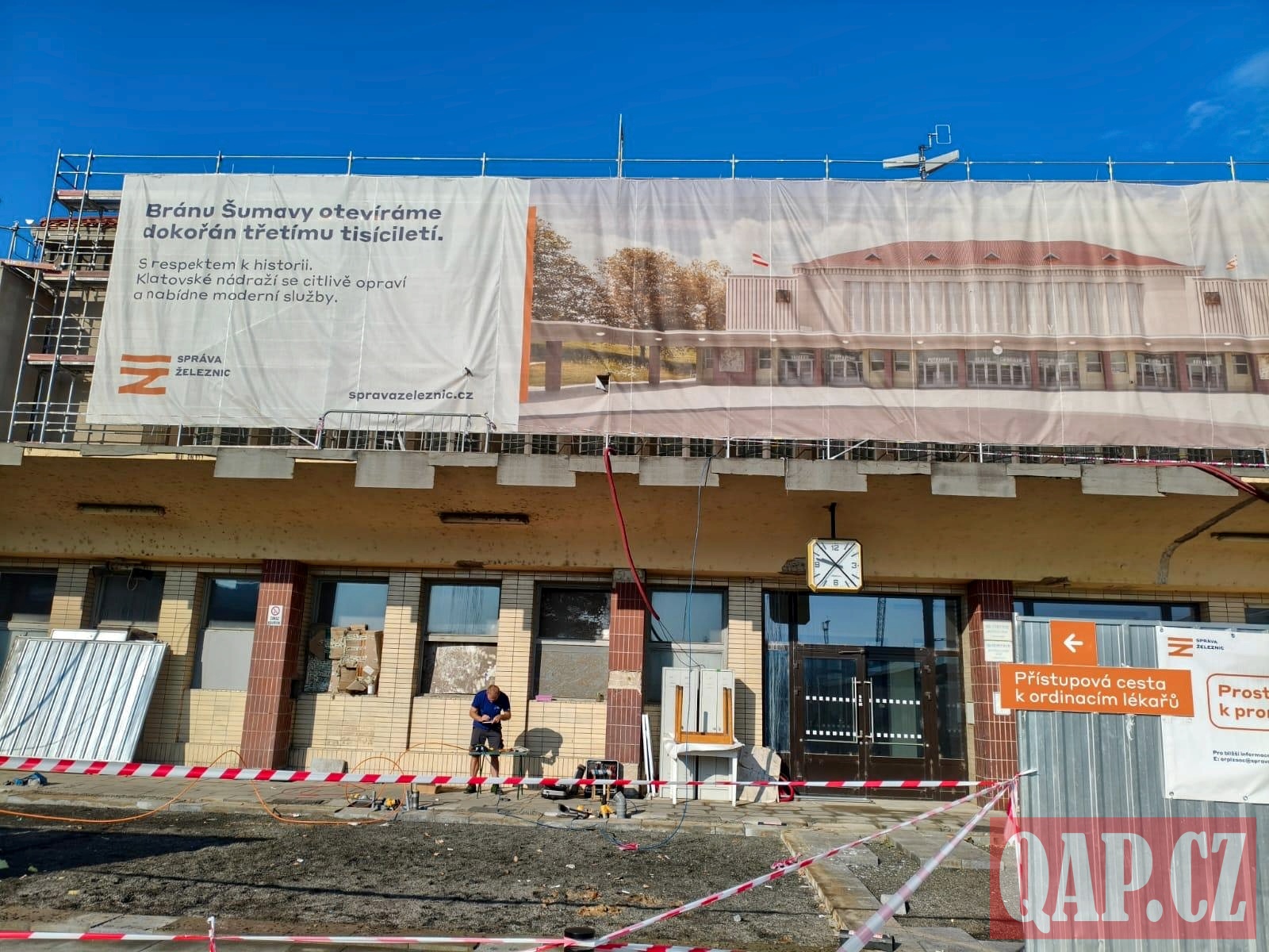 Rekonstrukce nádraží v Klatovech je v plném proudu. Přinášíme AKTUÁLNÍ info a fotky