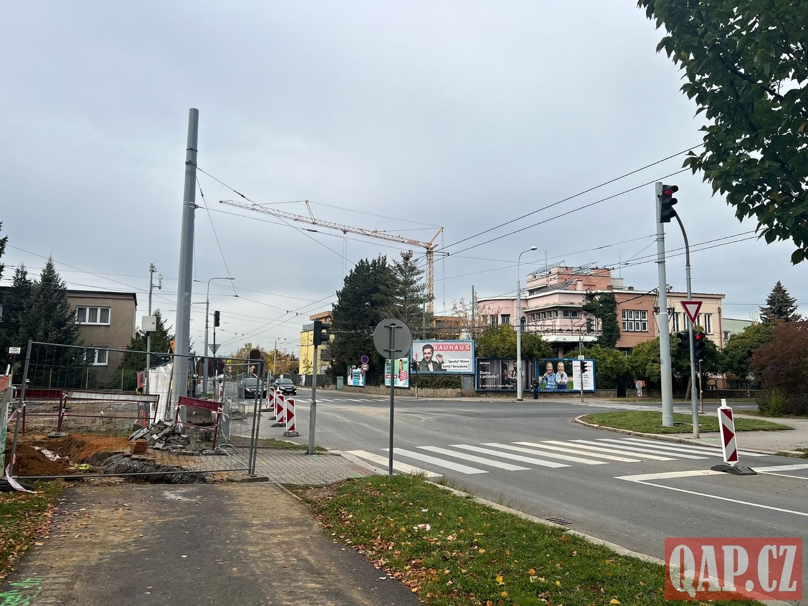 Dopravní komplikace na Doubravce: Křižovatka Masarykova x Těšínská bude neprůjezdná - FOTKY