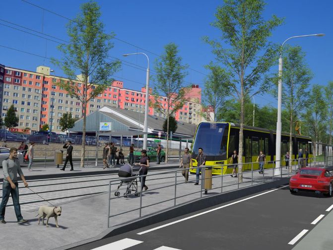 Tramvajová linka č. 3 na Vinice: Jak bude vypadat nová konečná?